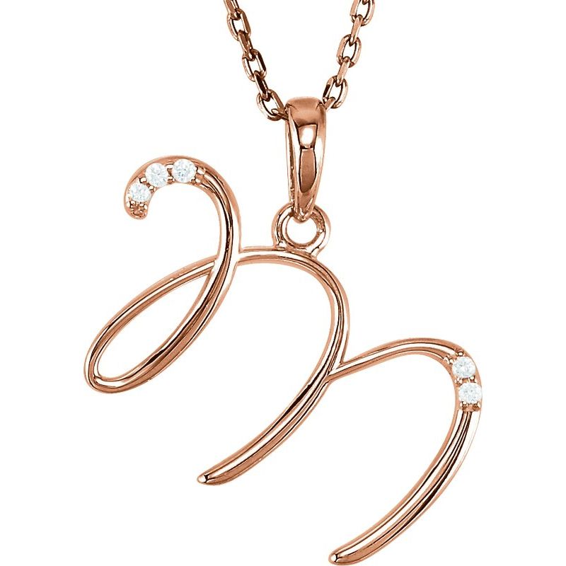 Initial Necklace or Pendant