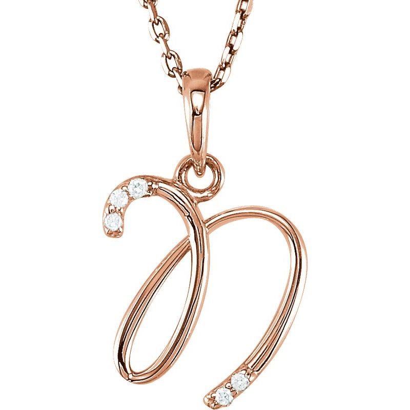Initial Necklace or Pendant