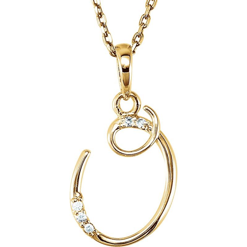 Initial Necklace or Pendant