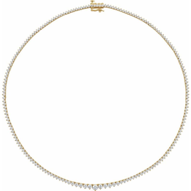 Graduated Line Necklace