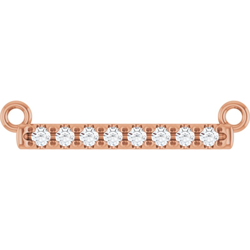 French-Set Bar Necklace or Center