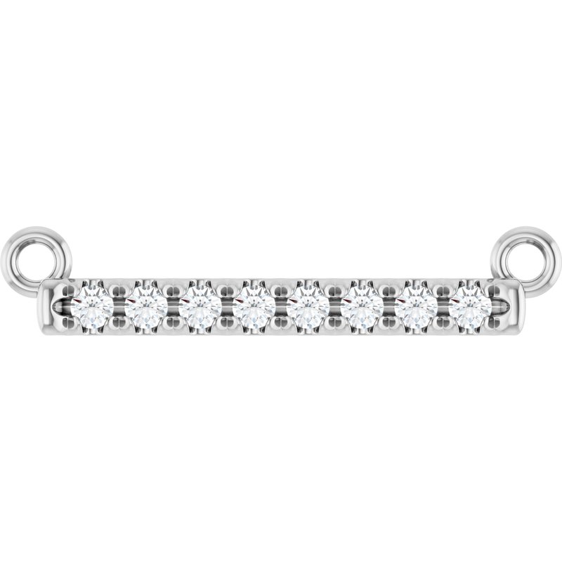 French-Set Bar Necklace or Center