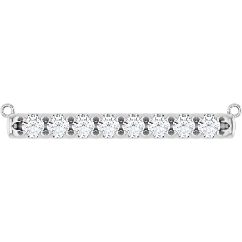 French-Set Bar Necklace or Center