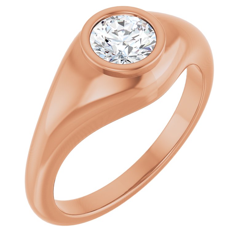 Solitaire Ring — Lab-Grown Diamond