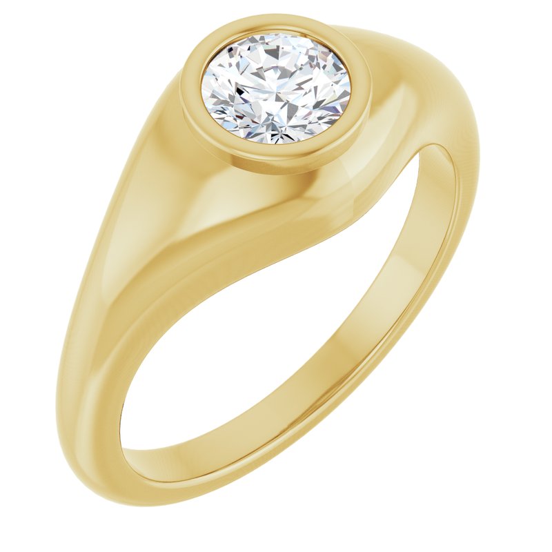 Solitaire Ring — Lab-Grown Diamond