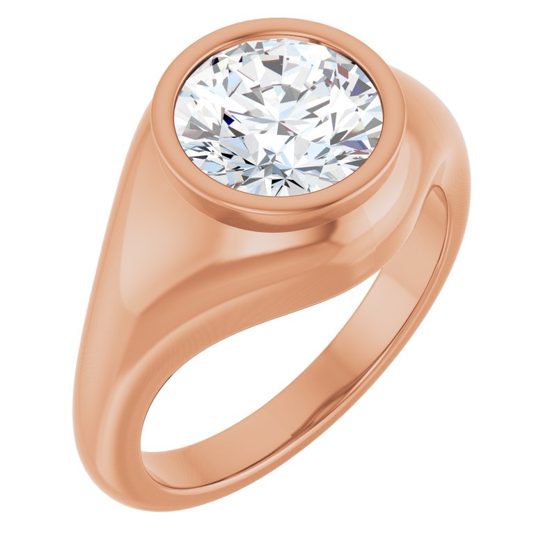 Solitaire Ring — Lab-Grown Diamond