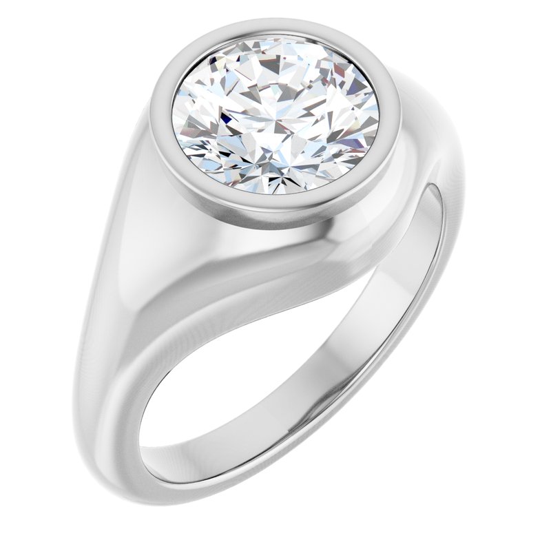 Solitaire Ring — Lab-Grown Diamond