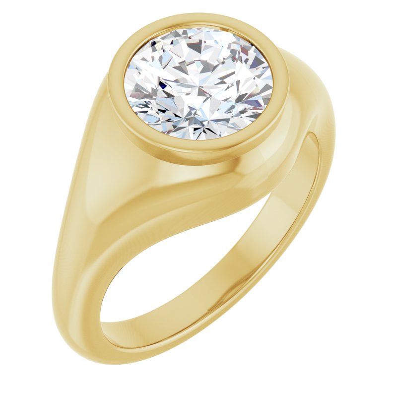 Solitaire Ring — Lab-Grown Diamond