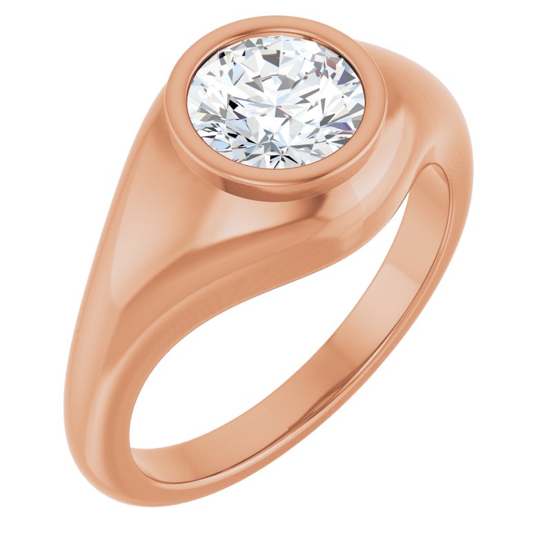 Solitaire Ring — Lab-Grown Diamond