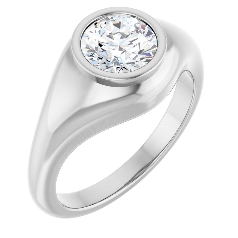 Solitaire Ring — Lab-Grown Diamond