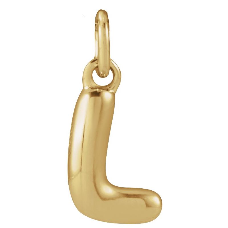 Bubble Initial Necklace or Pendant