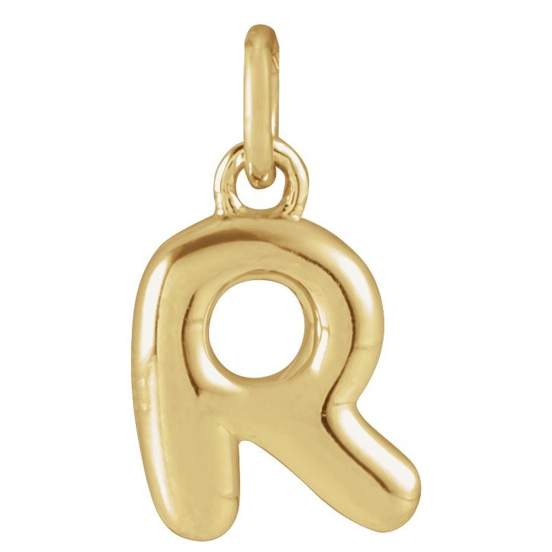 Bubble Initial Necklace or Pendant