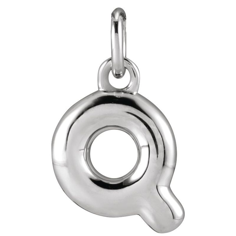 Bubble Initial Necklace or Pendant
