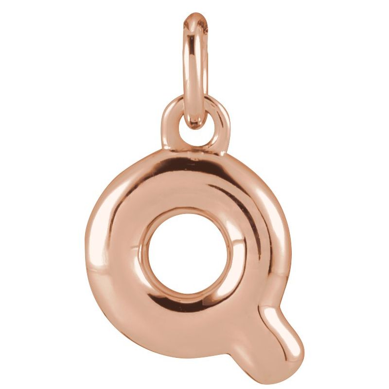 Bubble Initial Necklace or Pendant