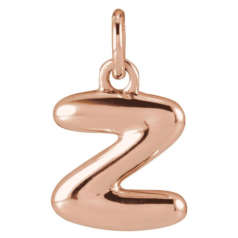 Bubble Initial Necklace or Pendant