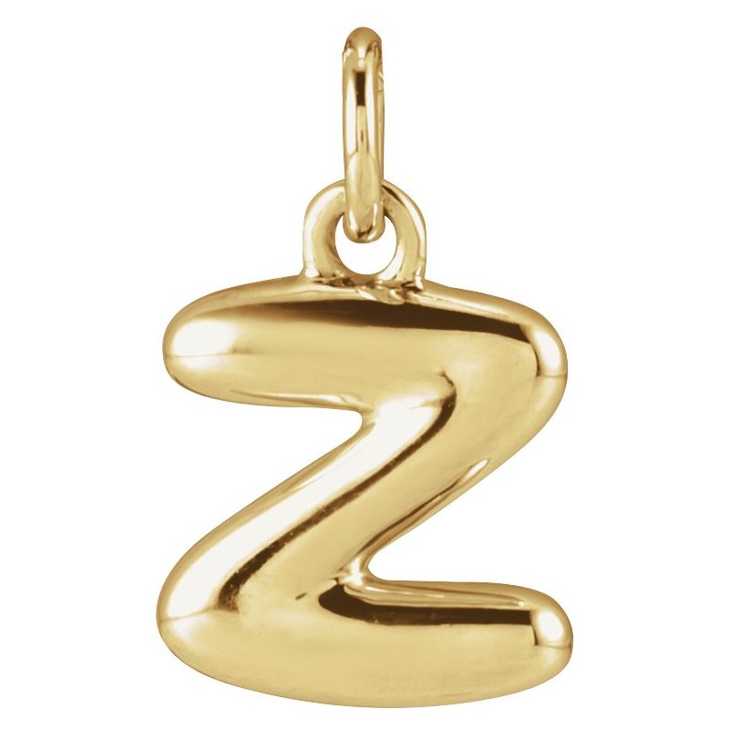 Bubble Initial Necklace or Pendant