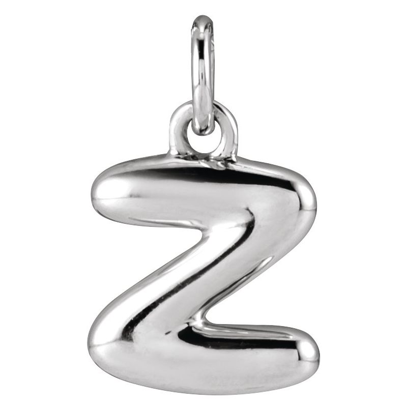 Bubble Initial Necklace or Pendant