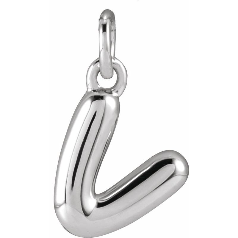 Bubble Initial Necklace or Pendant