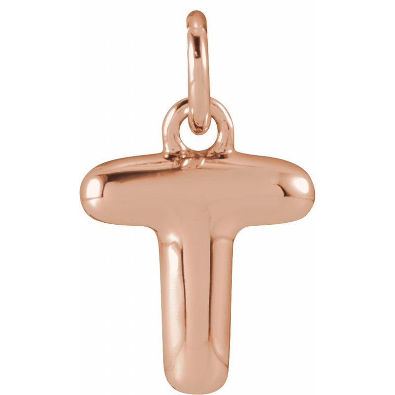 Bubble Initial Necklace or Pendant