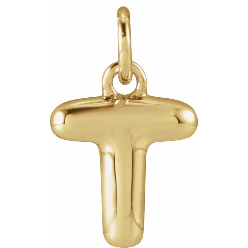 Bubble Initial Necklace or Pendant