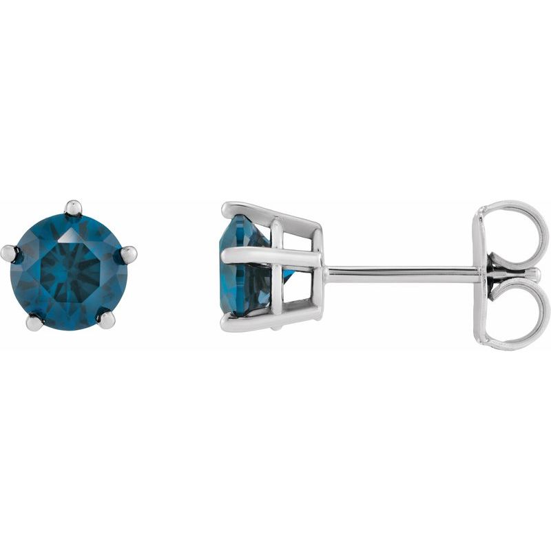 Solitaire Stud Earrings