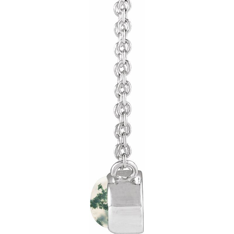 Bezel-Set Cabochon Necklace