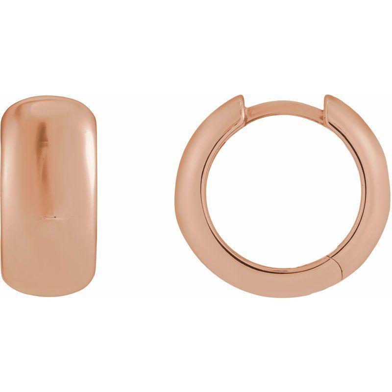 Hinged Hoop Earrings No. 4