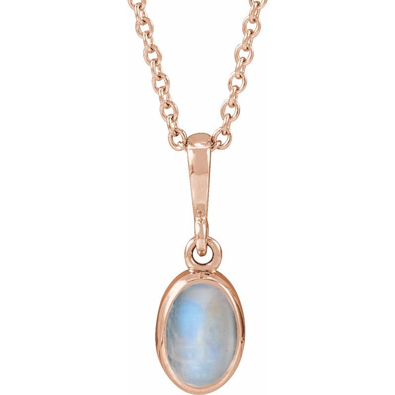 Bezel-Set Cabochon Necklace or Pendant