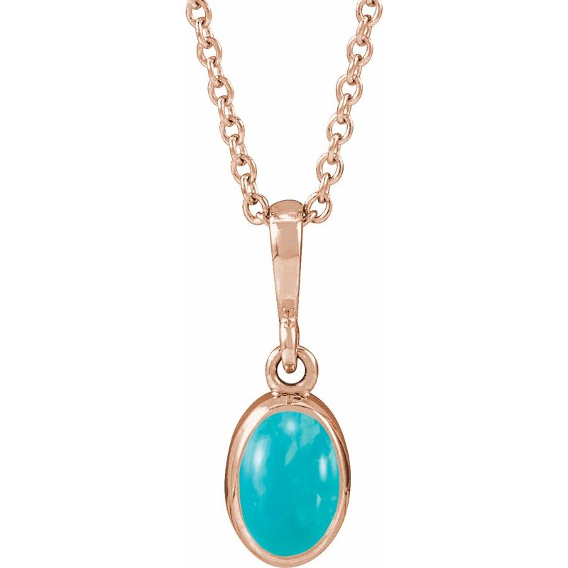Bezel-Set Cabochon Necklace or Pendant