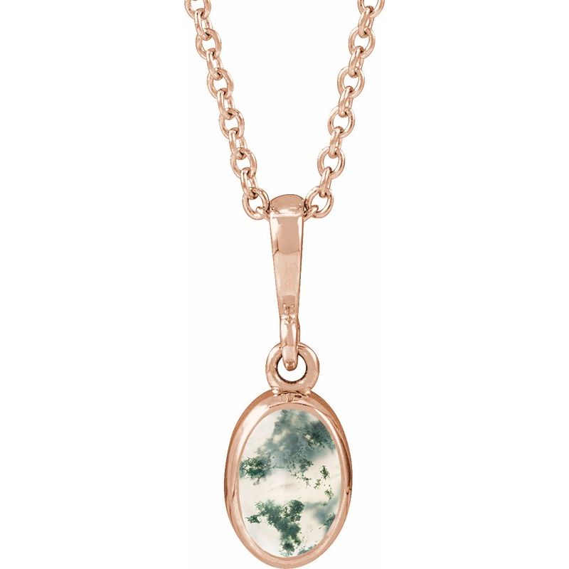 Bezel-Set Cabochon Necklace or Pendant