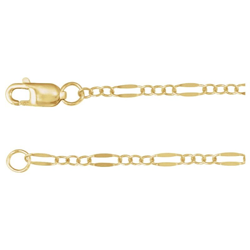 2.3 mm Dapped Cable Chain