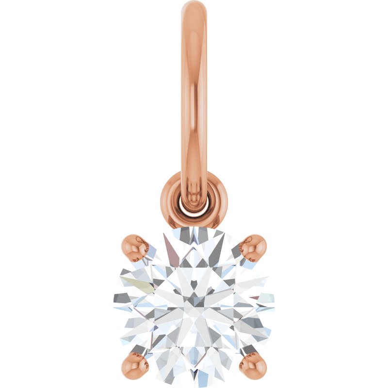 Solitaire Charm/Pendant — Diamond