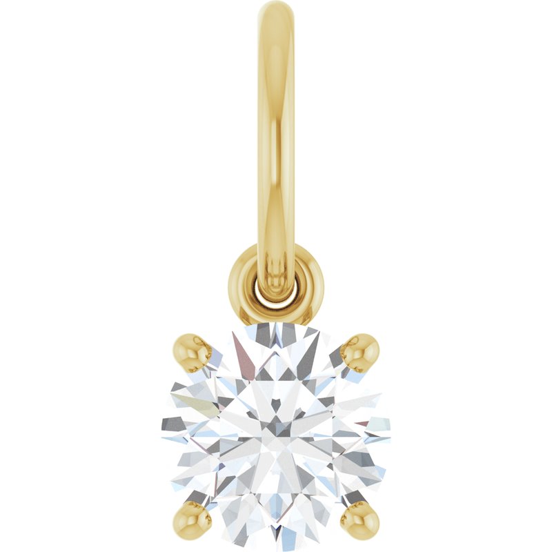 Solitaire Charm/Pendant — Diamond