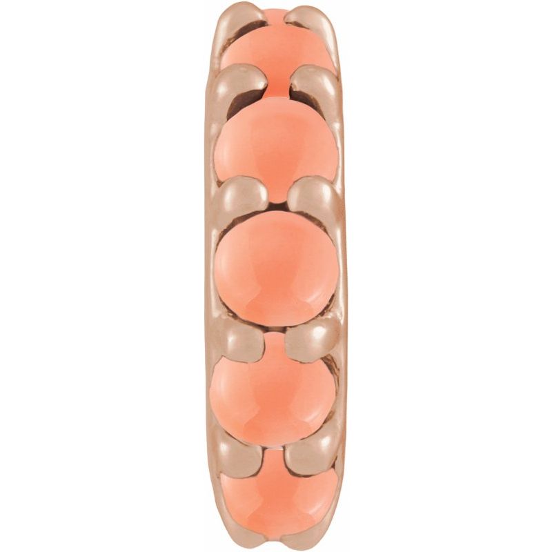 Accented Cabochon Spacer Charm/Pendant