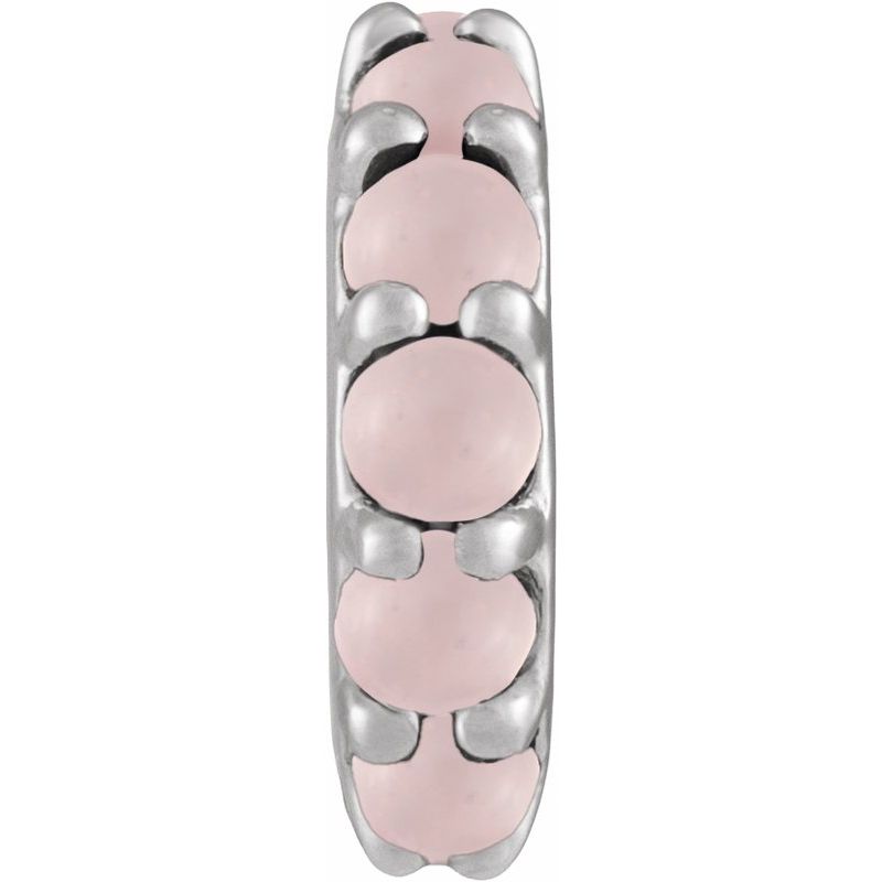 Accented Cabochon Spacer Charm/Pendant