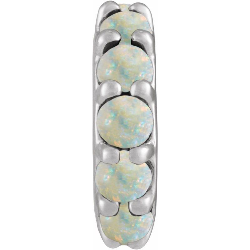 Accented Cabochon Spacer Charm/Pendant
