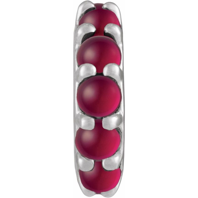 Accented Cabochon Spacer Charm/Pendant