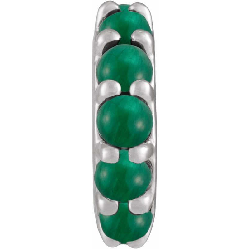 Accented Cabochon Spacer Charm/Pendant