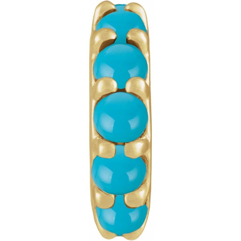 Accented Cabochon Spacer Charm/Pendant