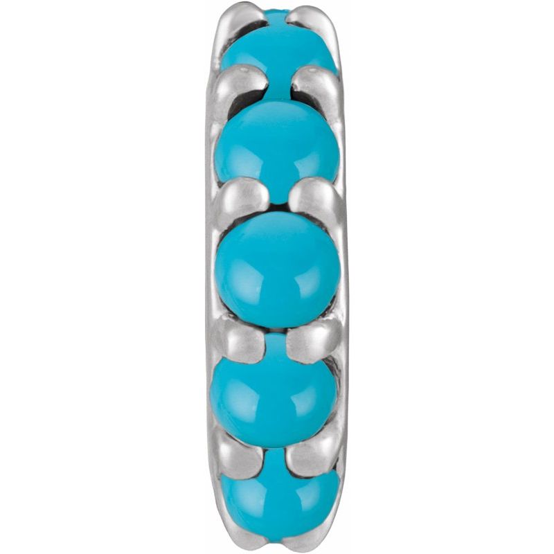 Accented Cabochon Spacer Charm/Pendant