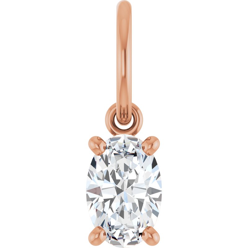 Solitaire Charm/Pendant — Diamond No. 2