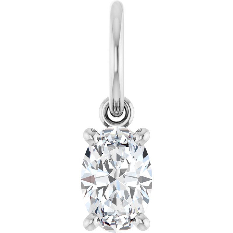 Solitaire Charm/Pendant — Diamond No. 2