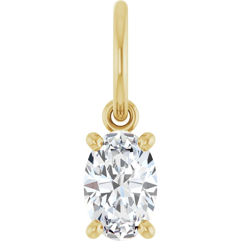 Solitaire Charm/Pendant — Diamond No. 2