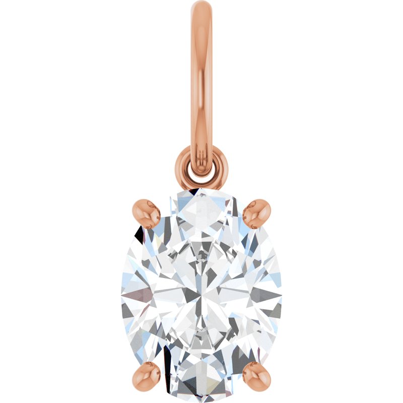 Solitaire Charm/Pendant — Diamond No. 2