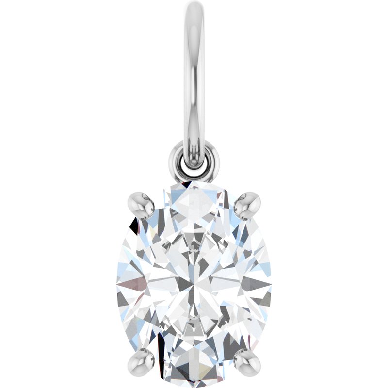 Solitaire Charm/Pendant — Diamond No. 2