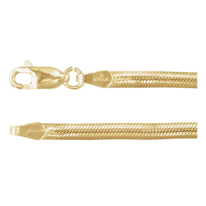 3 mm Oval Snake Chain