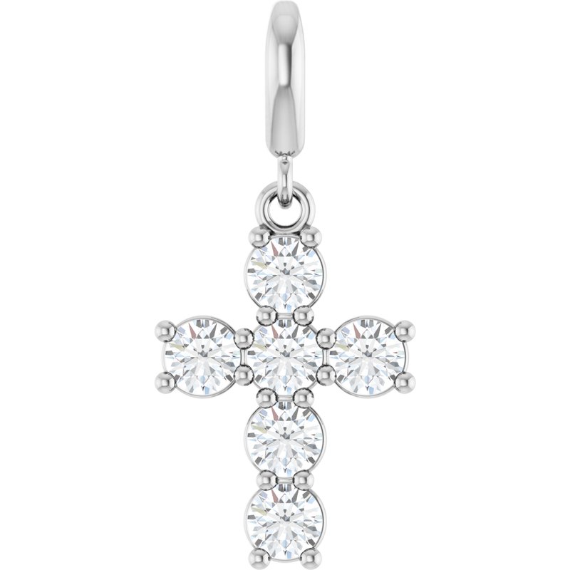 Accented Cross Charm/Pendant