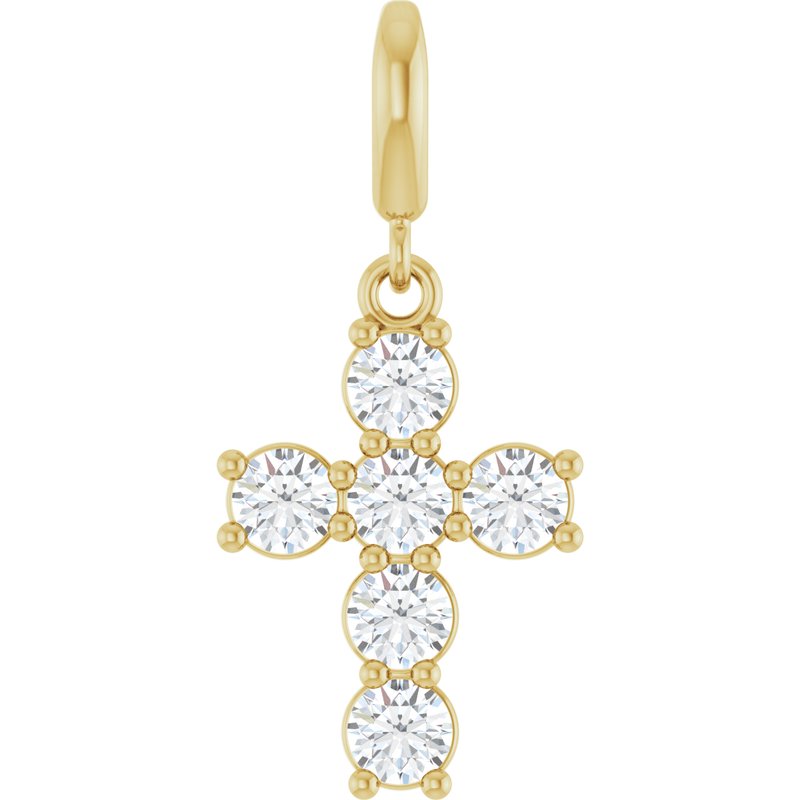 Accented Cross Charm/Pendant