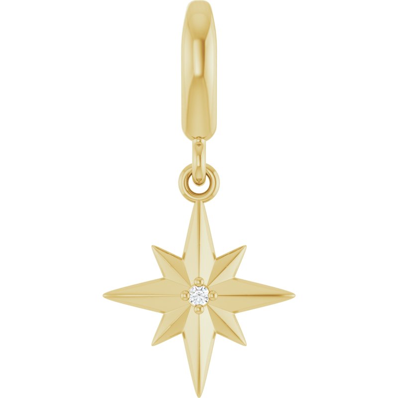 Accented Star Charm/Pendant