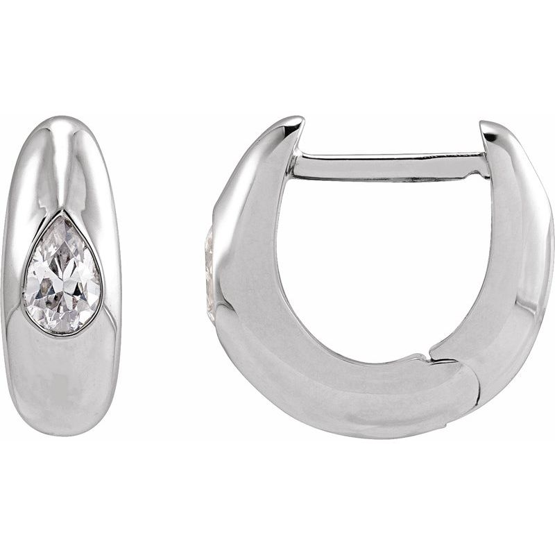 Accented Hoop Earrings